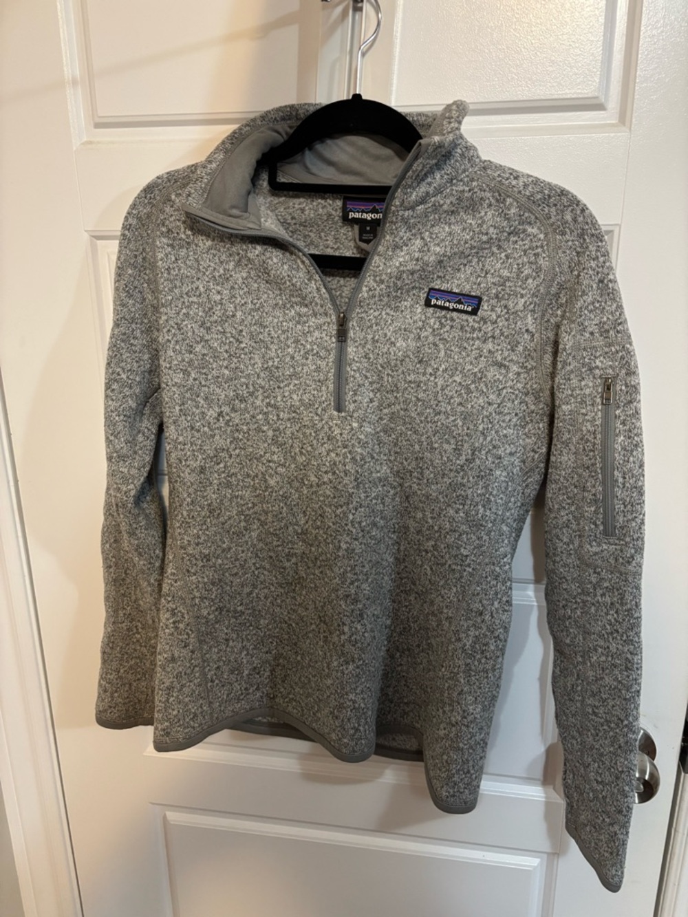 Patagonia Heather Gray Women's Half-Zip Fleece Pullover